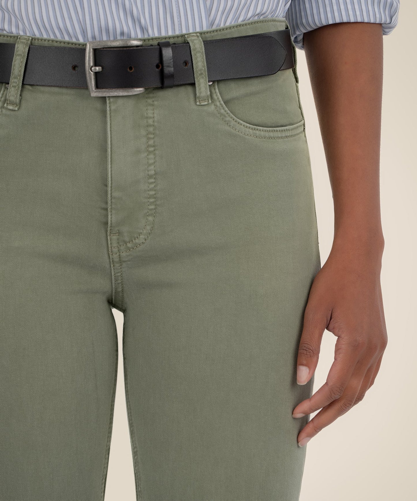 Kelsey High Rise Fab Ab Ankle / sage