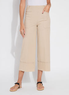 Analia Wide Leg Denim/ linen