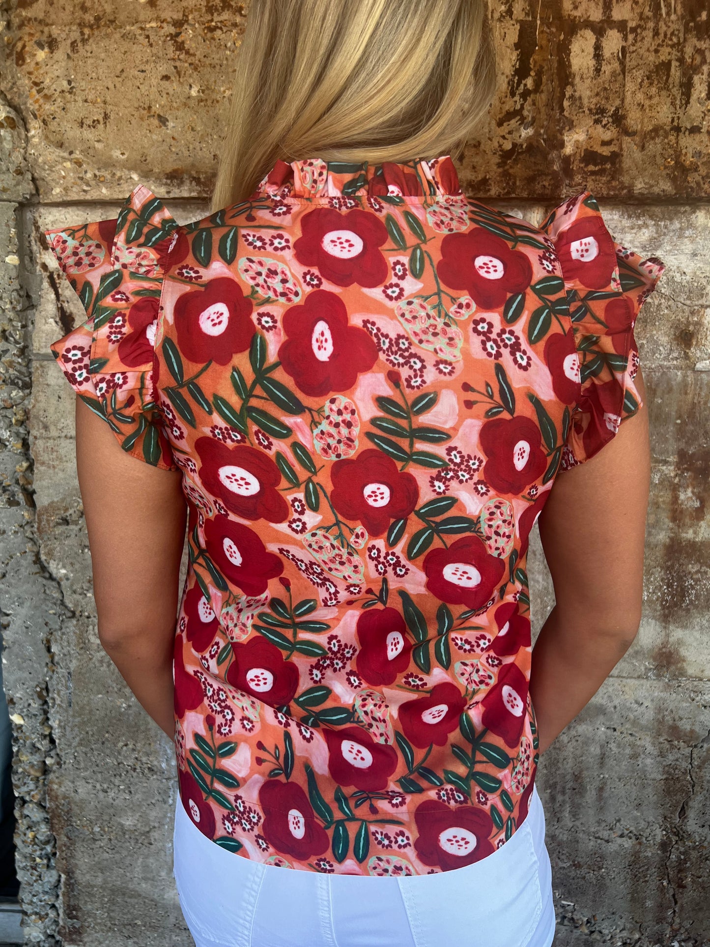 Joy Joy Ora Poppies Top