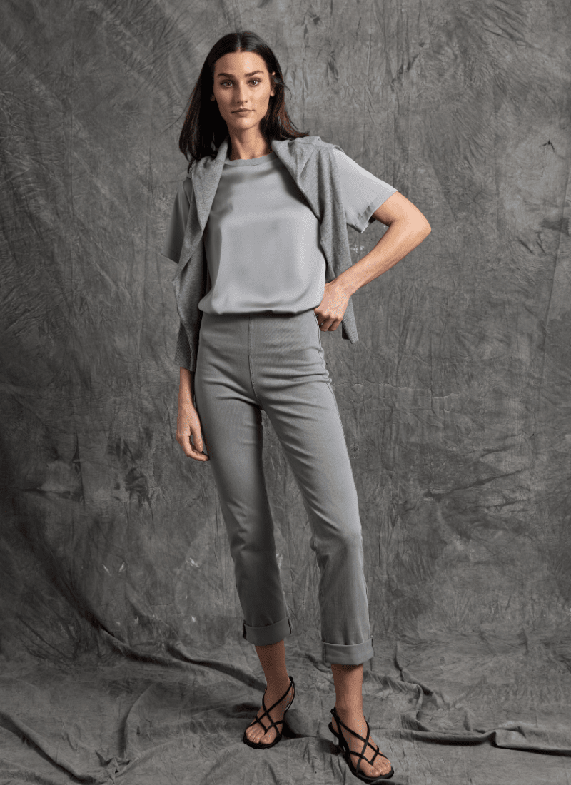 Boyfriend Denim/ Antique Wash Dark Grey