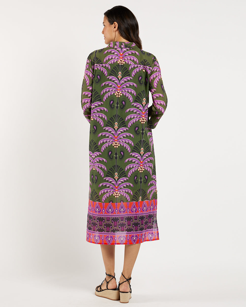 Kallan Caftan / Decorative Frond Loden