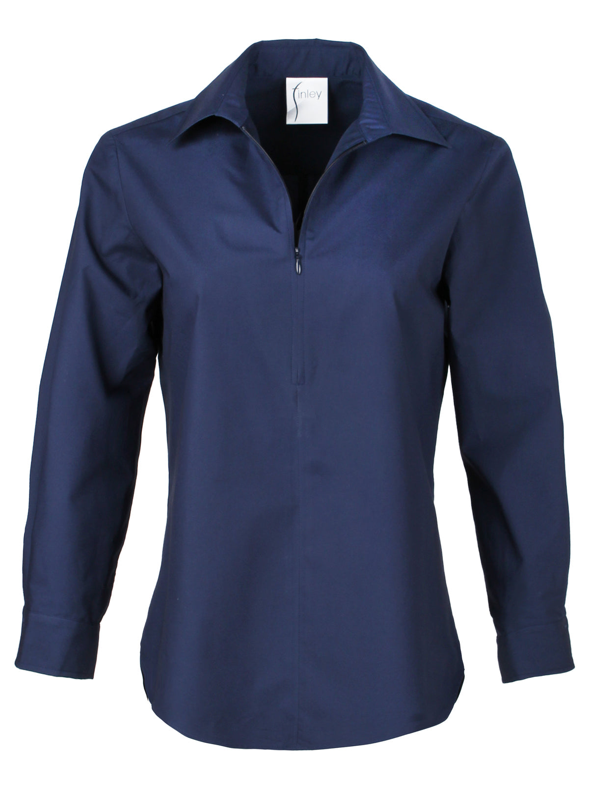 Endora Zipper top/ navy