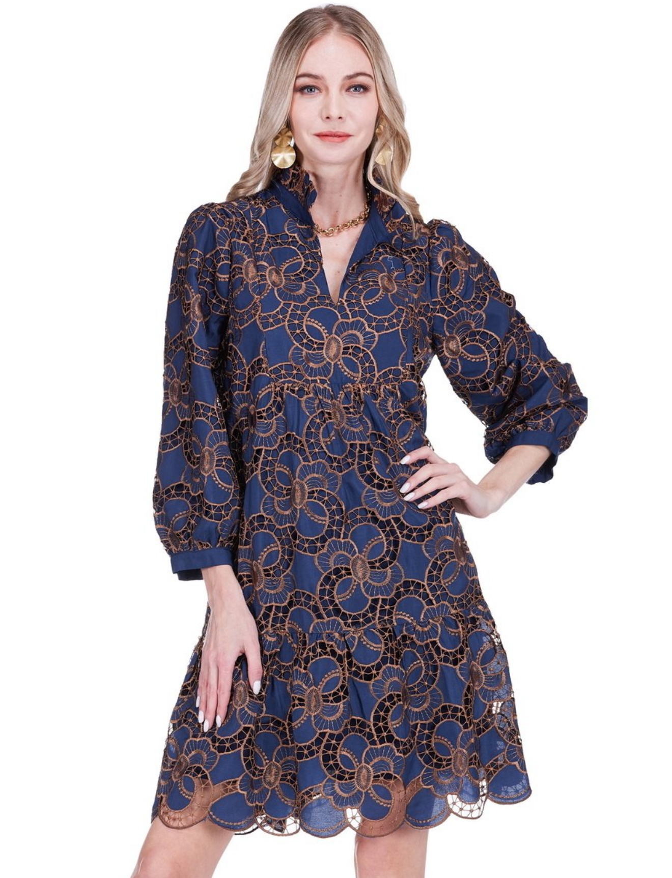 Flounce Dress/ Empress Stitch