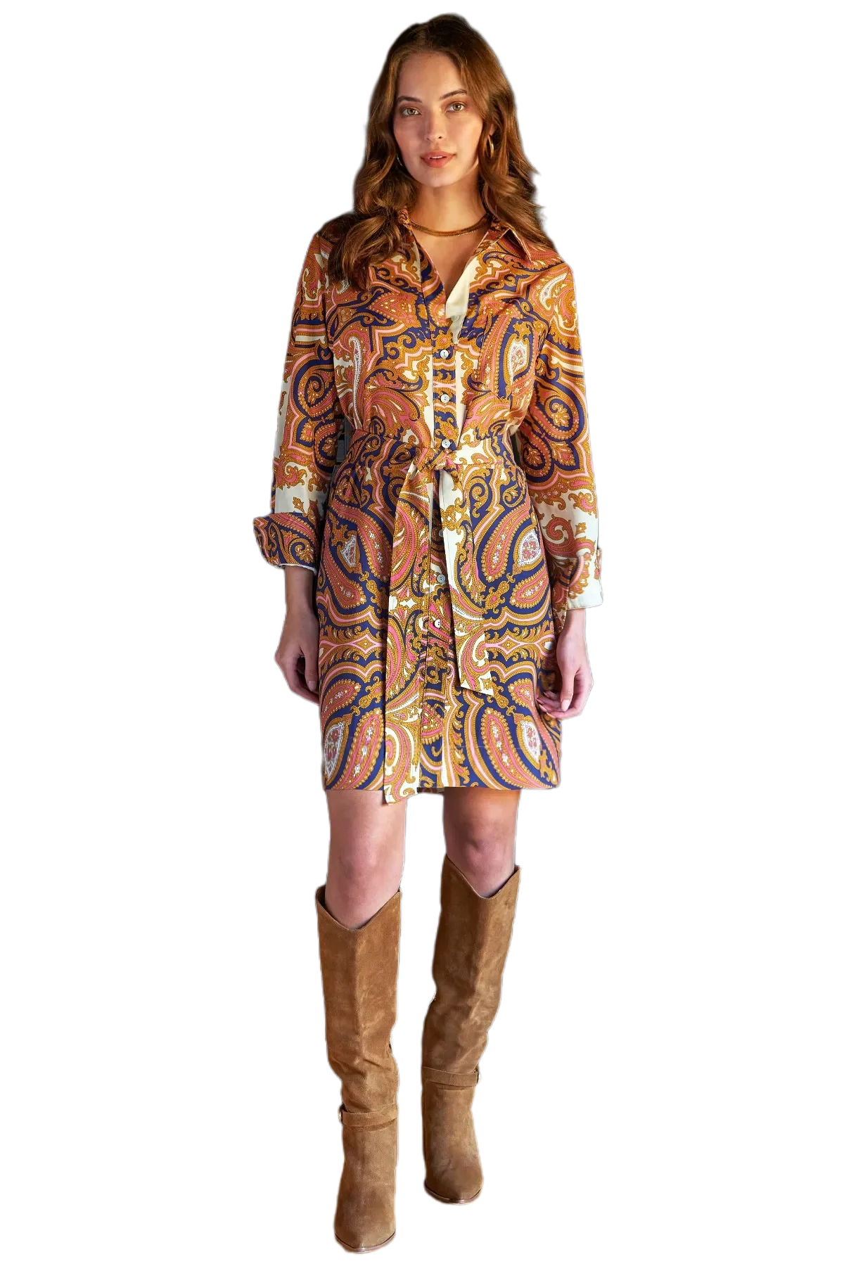Liam Shirtdress/ princess paisley
