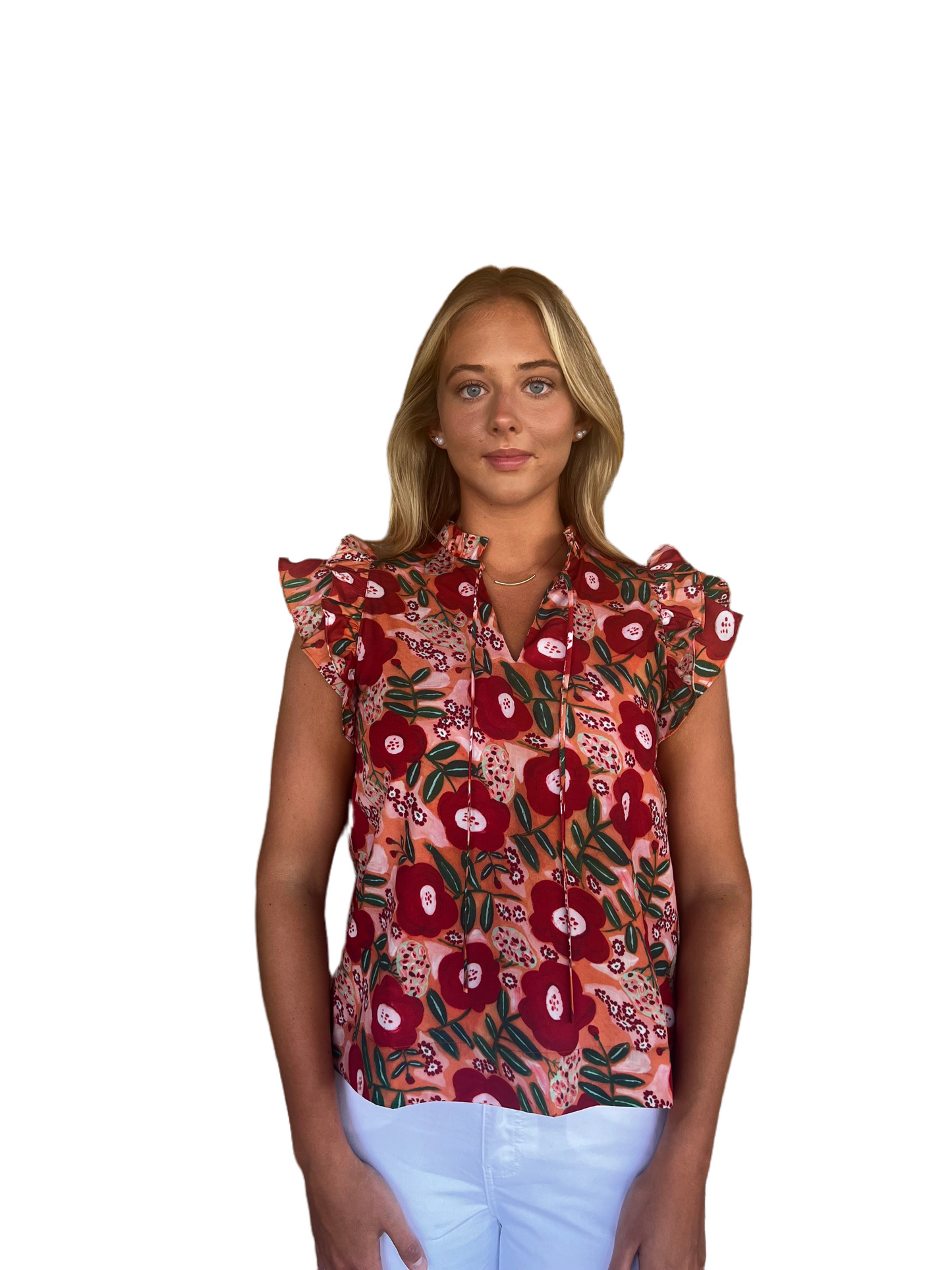 Joy Joy Ora Poppies Top