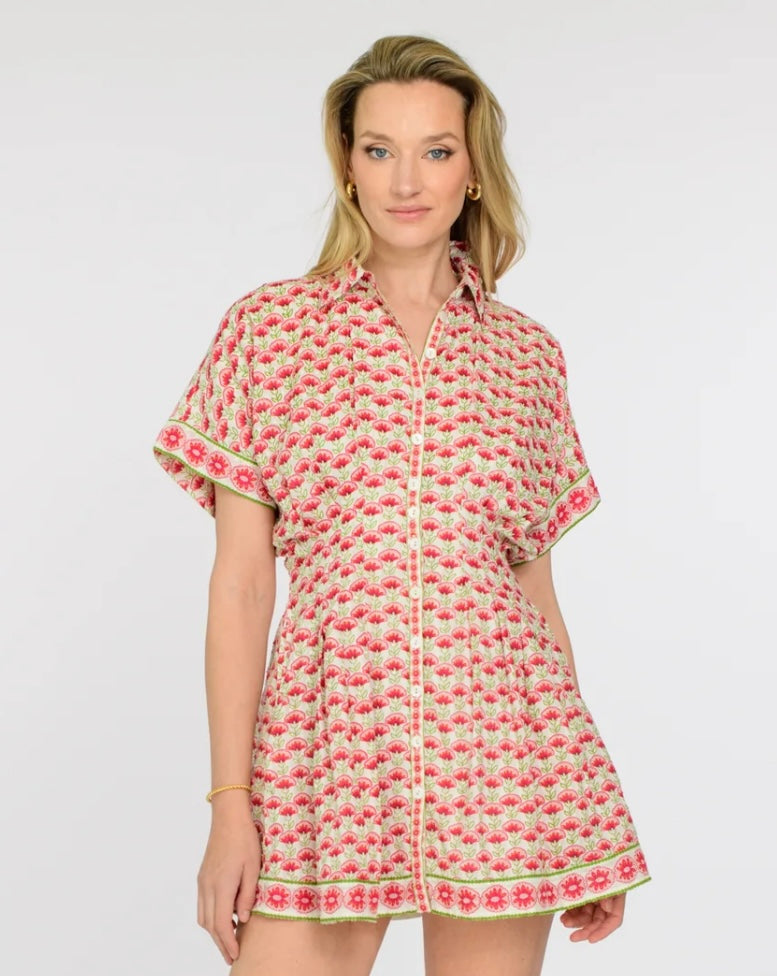 Haynes Mini Dress/ Fan Flower
