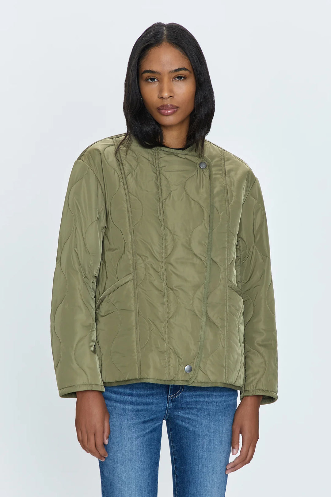 Elva Quilted Jacket - Admiral