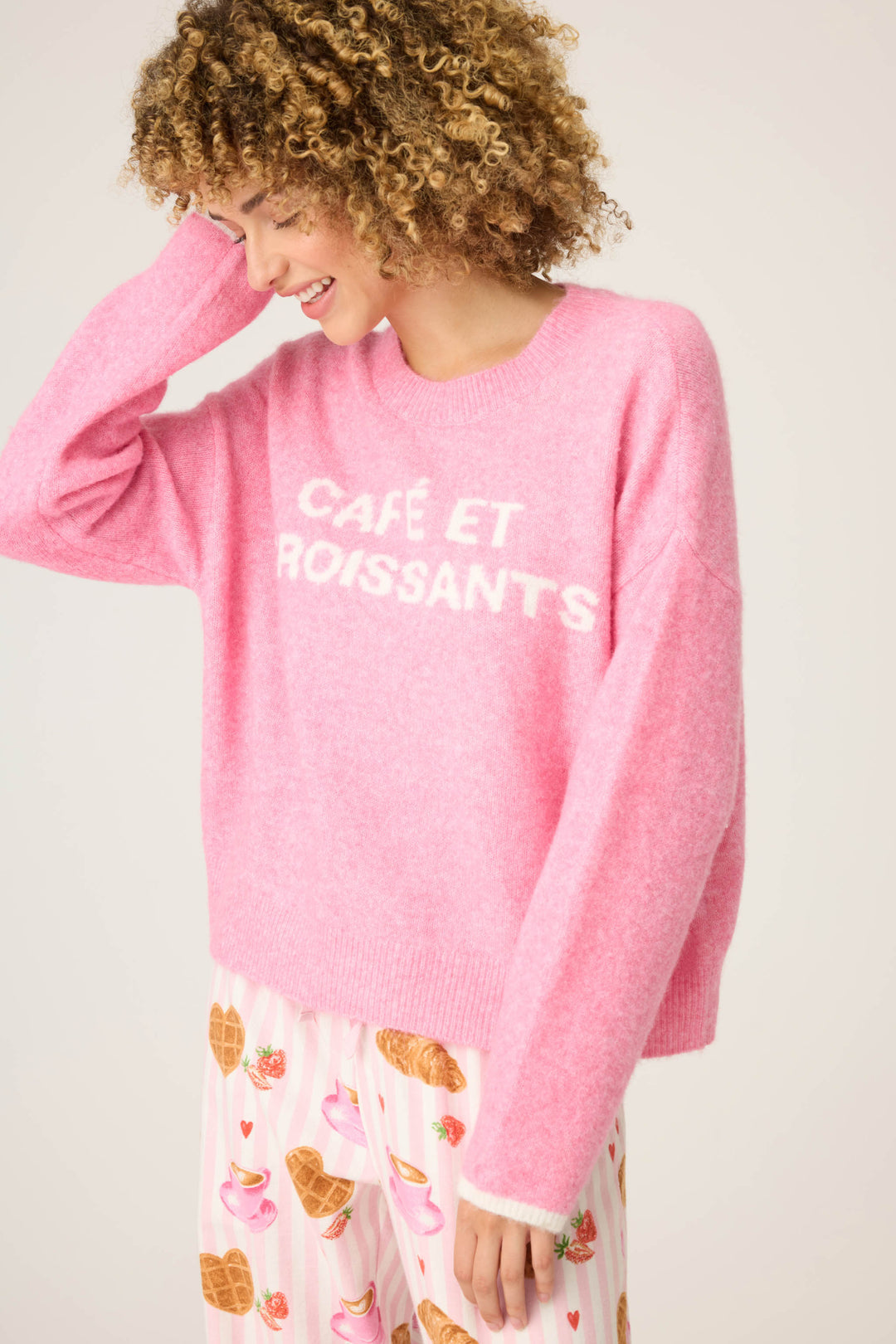 Pink sweater