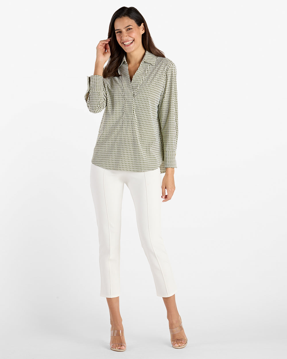 Francine Top/ Braided Geo Loden
