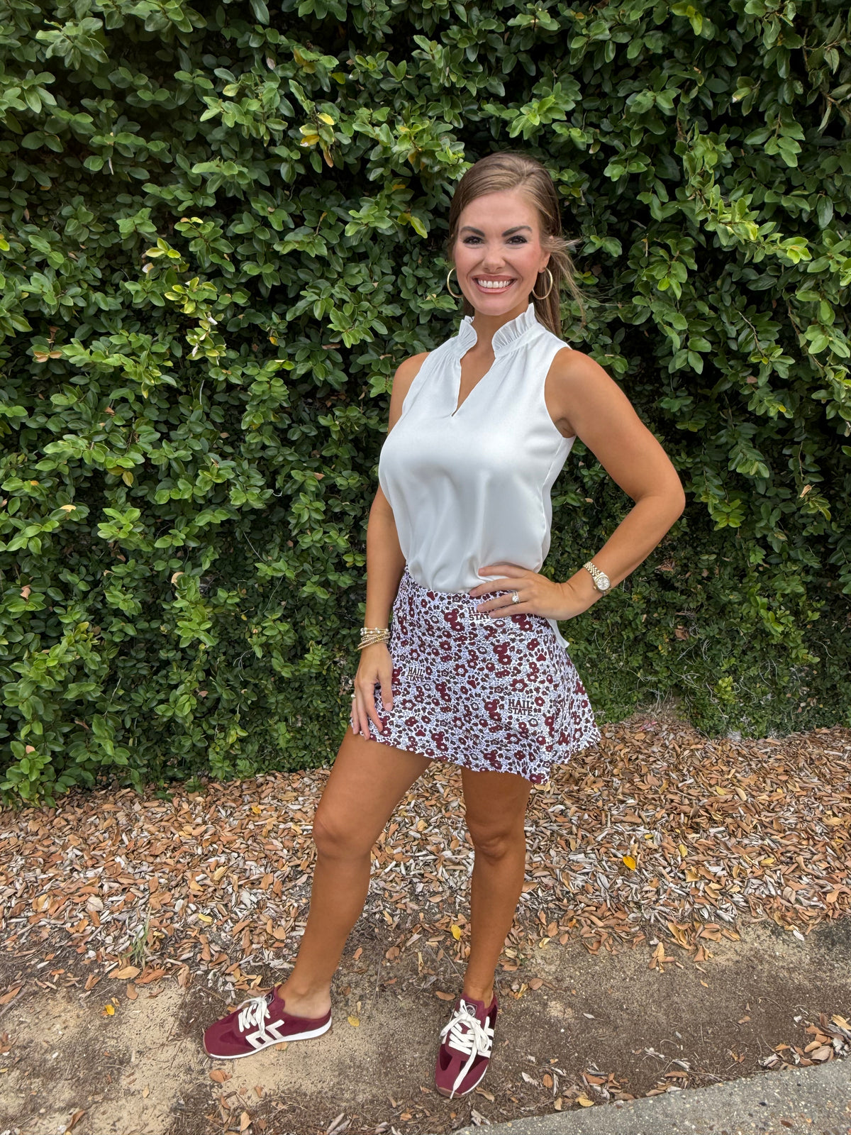 Reese Skort MISS ST Poppies