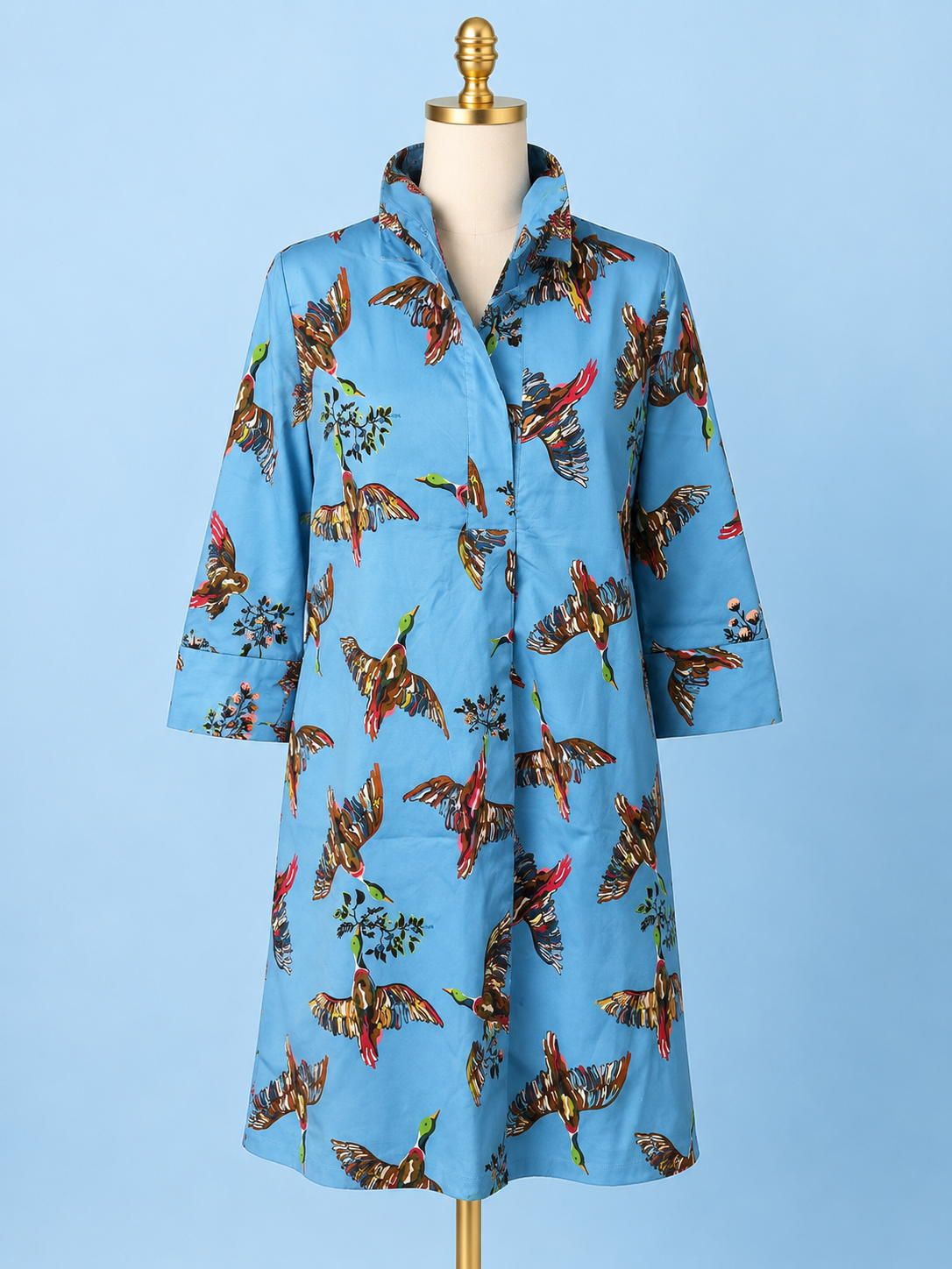 Ruthie Shirt Dress/ Berry Grove