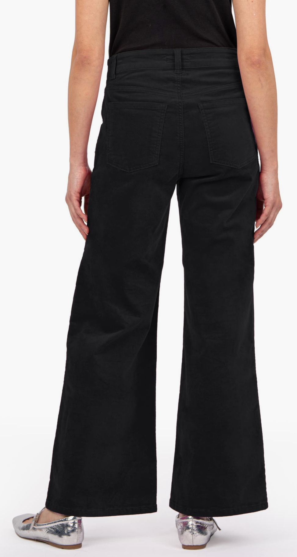 Meg High Rise Fab Ab Wide Leg/ Black JM