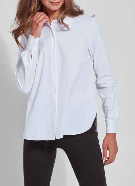 Connie White Button Down