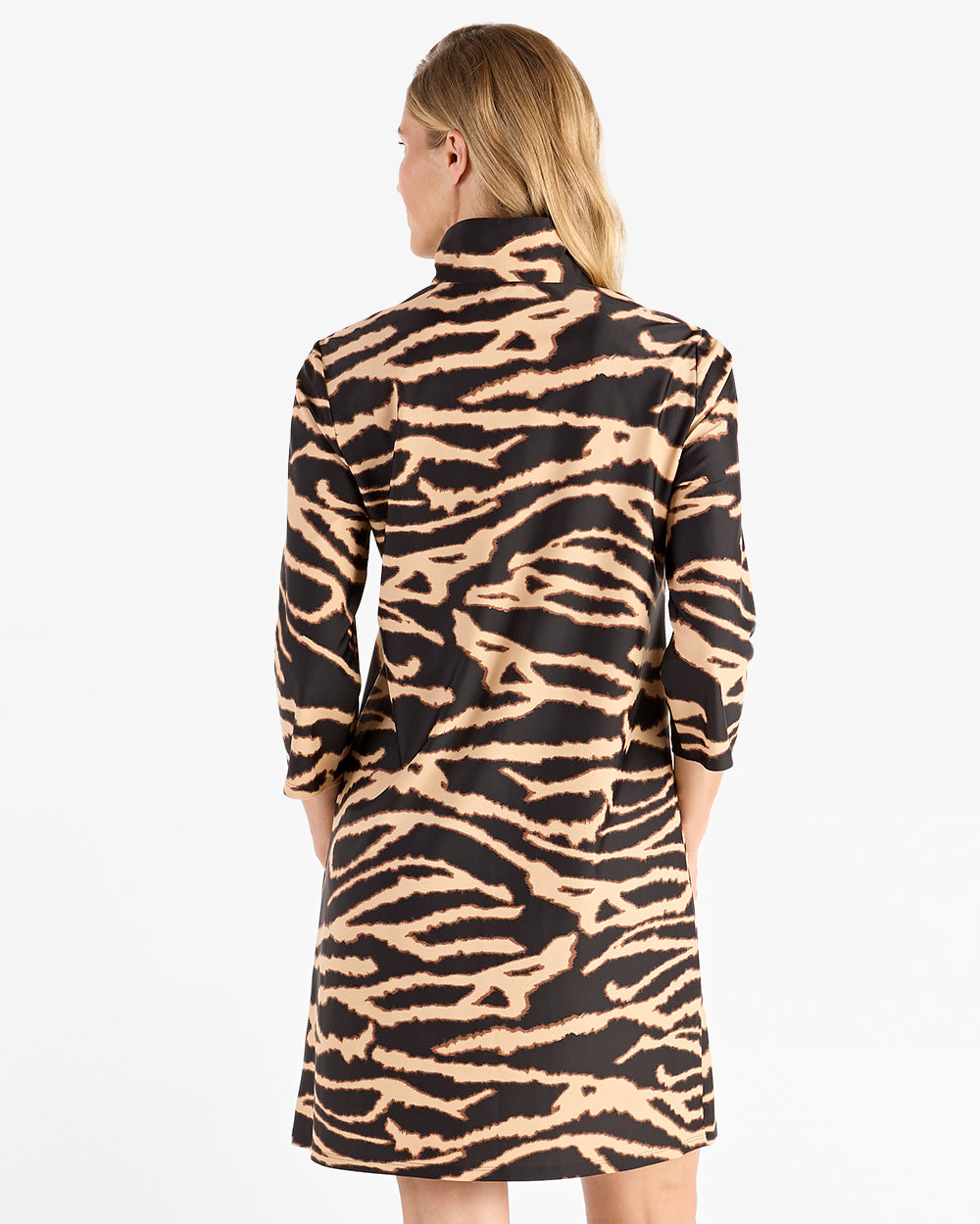 Britt Dress / Modern Zebra black