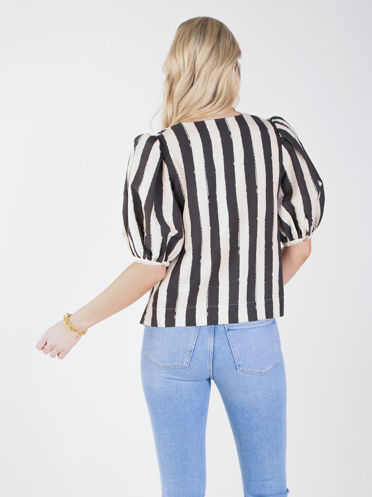 Penny Top/ stripe noir