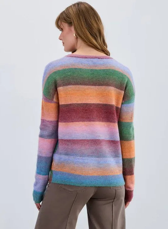 Multi spacedye sweater
