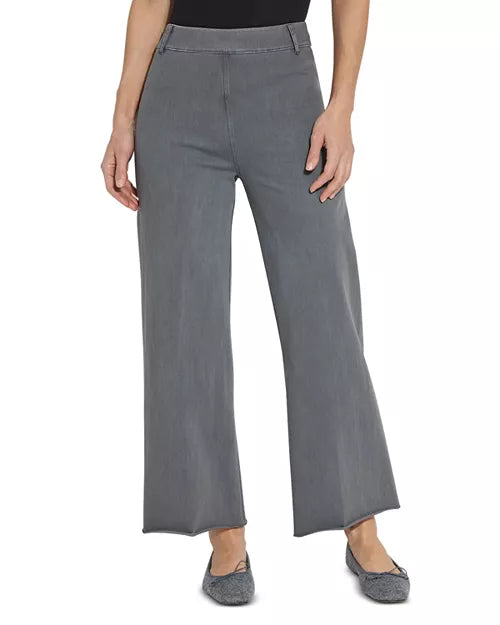 Erin hi waist wide leg denim- antique wash