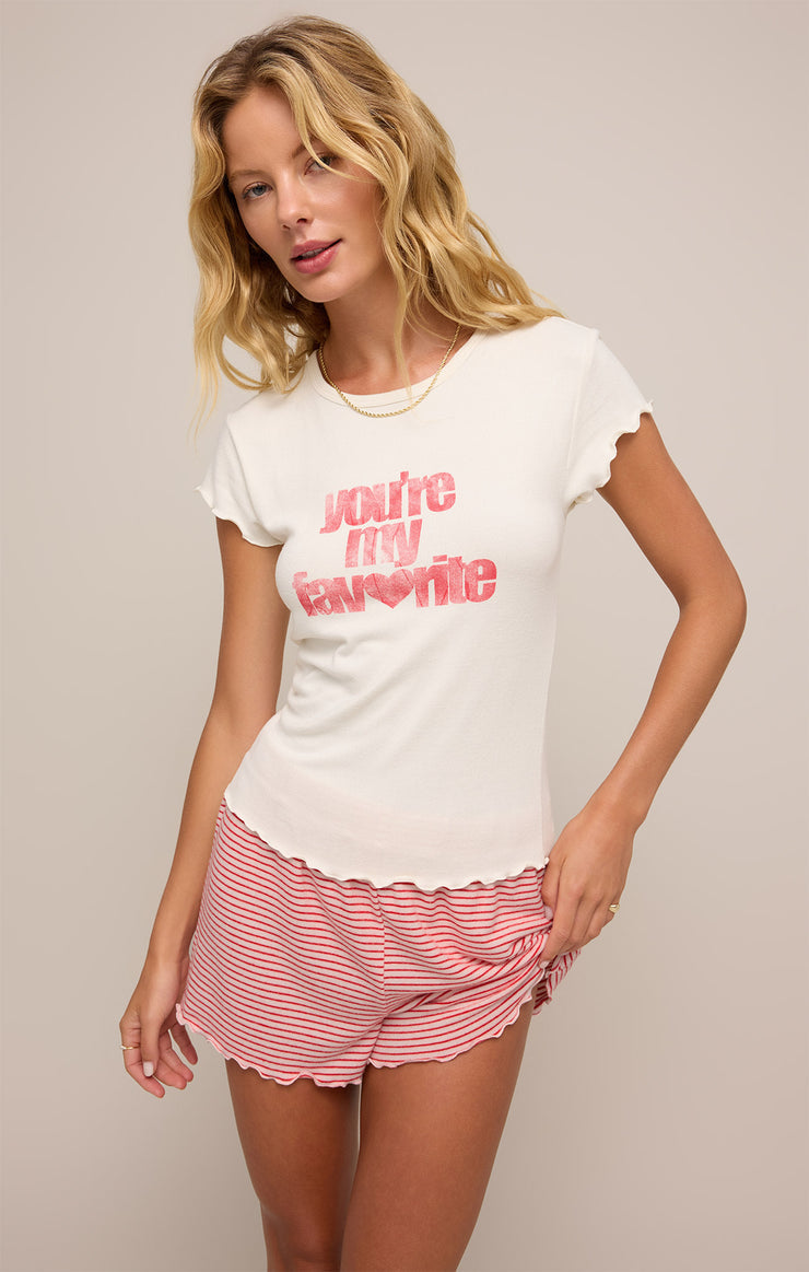 Z Supply You’re my Favorite tee/ vanilla ice