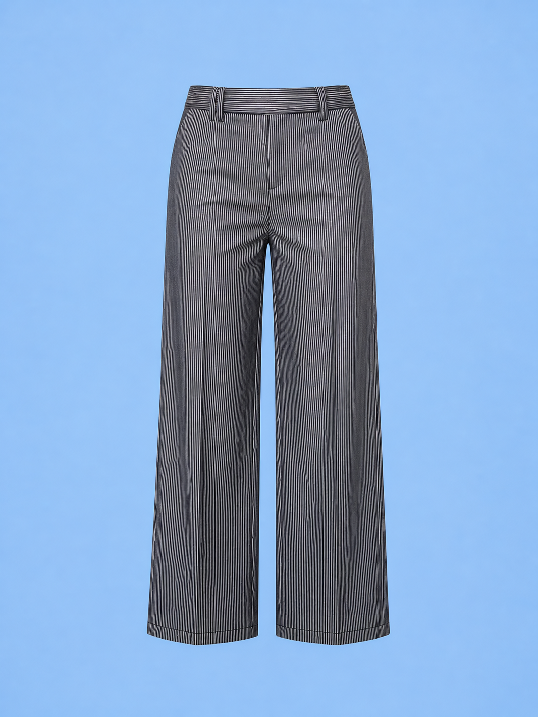 Darlene wide leg denim/ black sheen