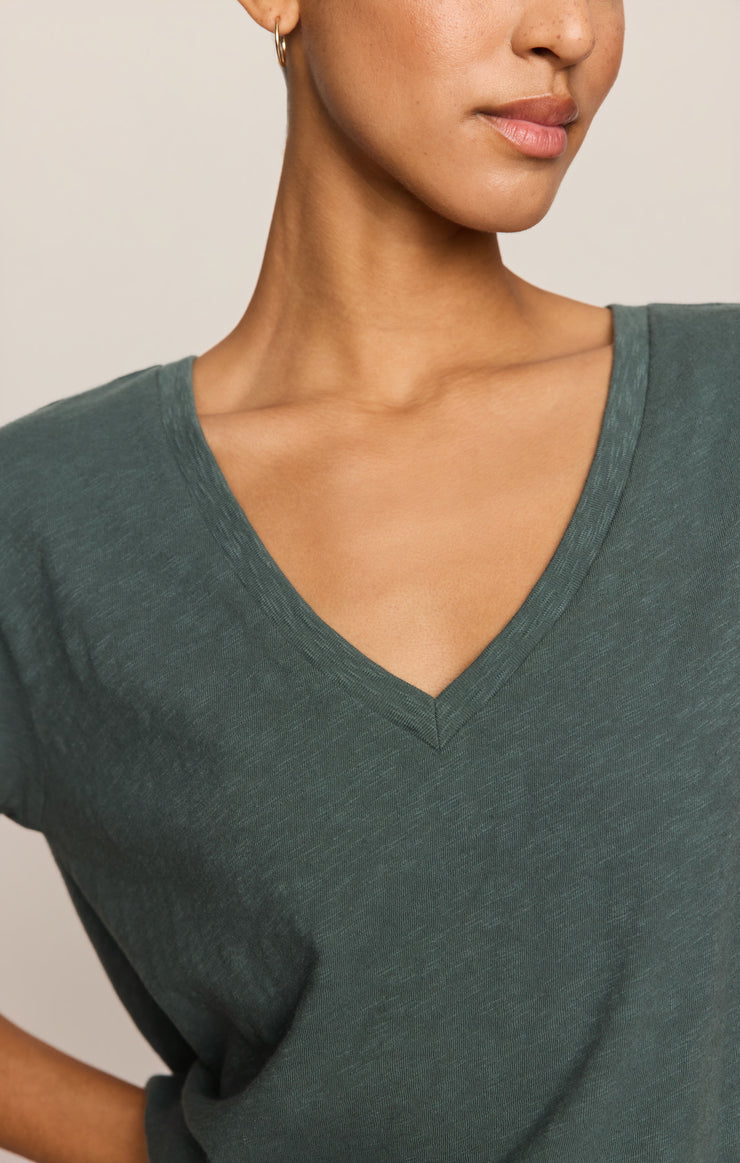 Foundation Slub Tee/ emerald cove