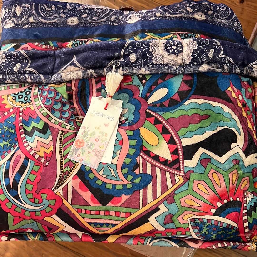 Johnny Was Demarine travel blanket