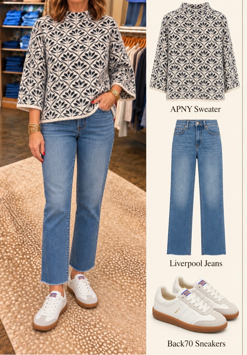 Abstract Floral in Fuzzy Yarn/ monochrome Mosiac
