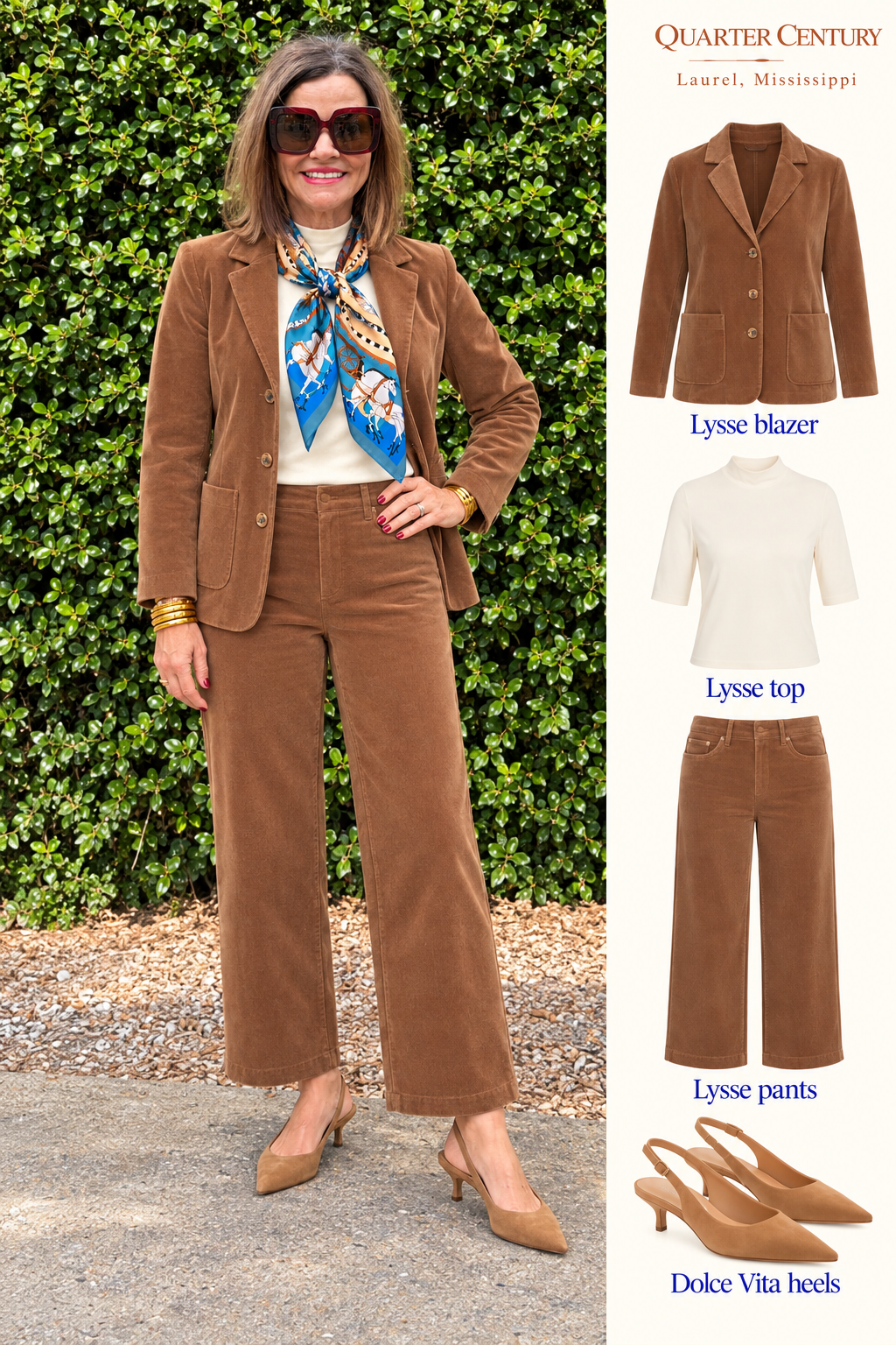 Tilda St Baby Cord Blazer/ Antique Toffee
