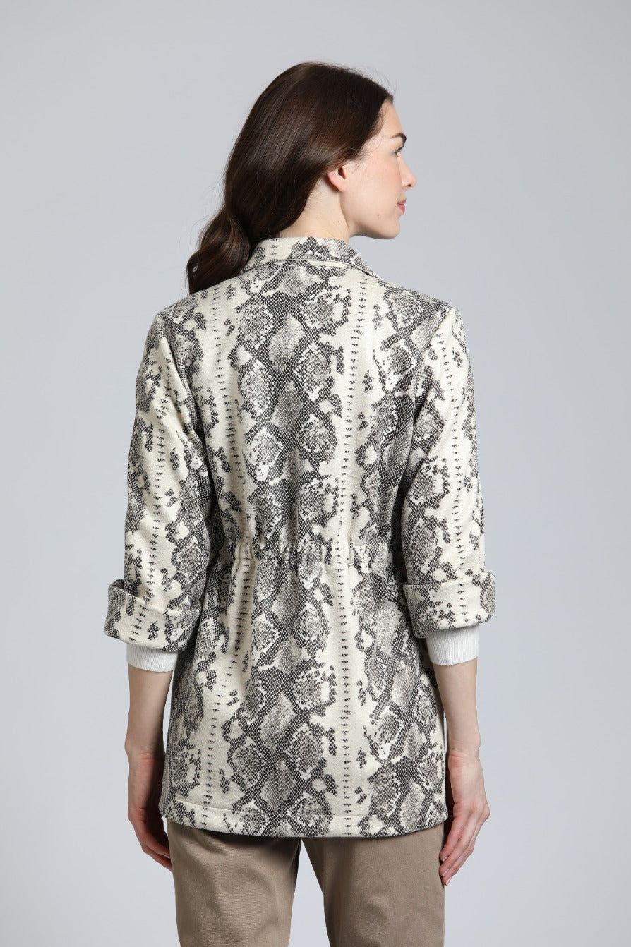 Python Vegan leather jacket