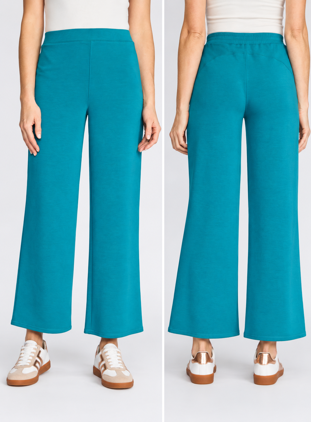 Featherlux Knit Trek pant/ teal
