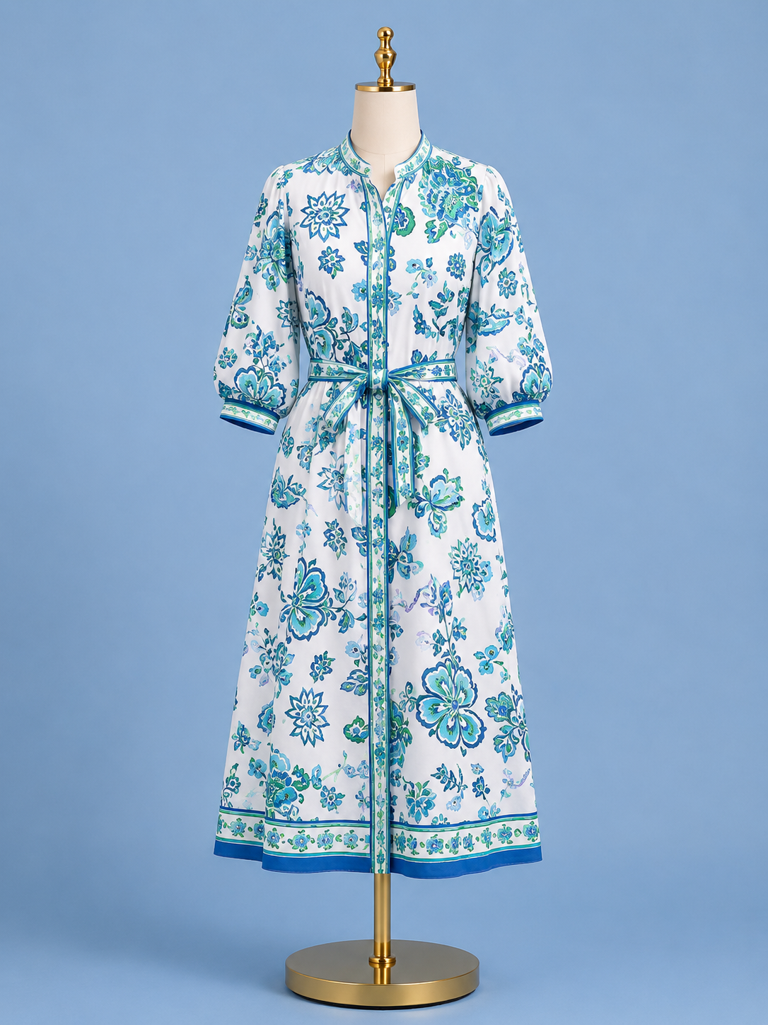 Blue Whisper Maxi Dress