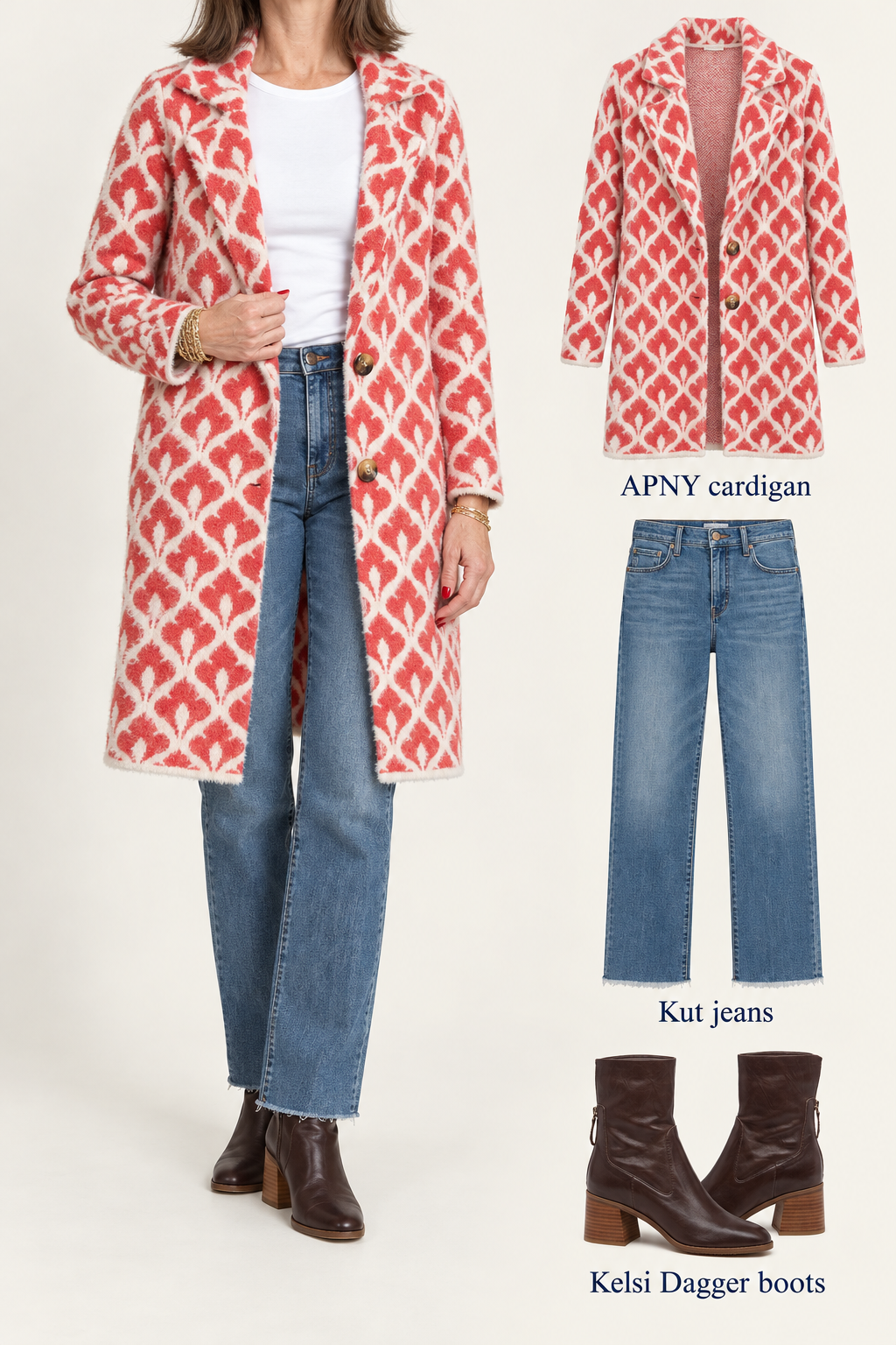Terra Cotta Long Cardigan