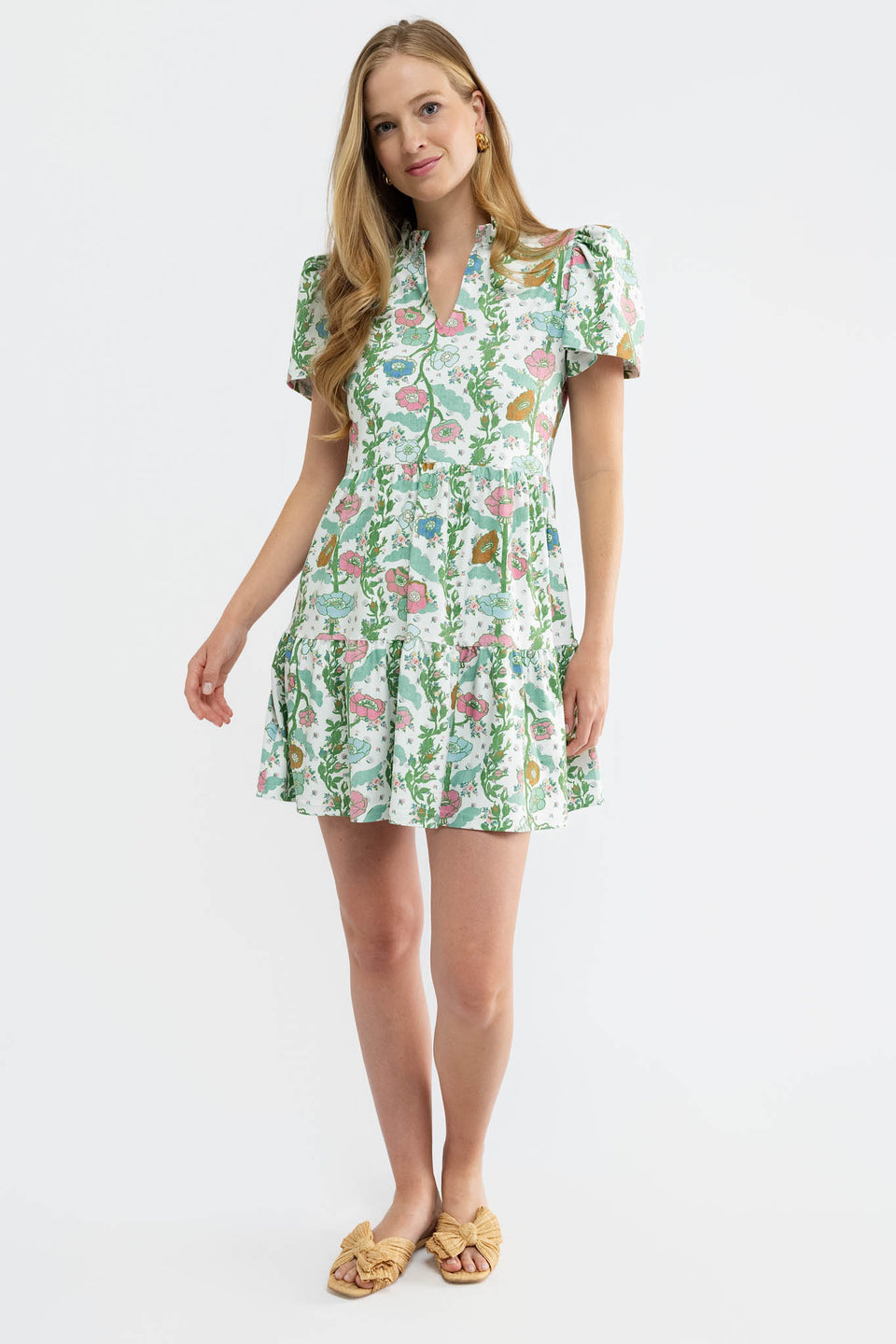 Navy Dress / Handkerchief Bloom