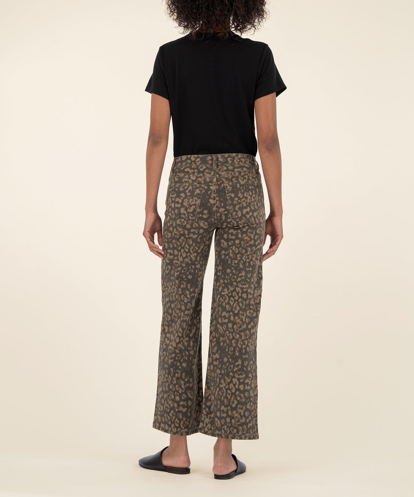 Meg High Rise Wide leg/ wood
