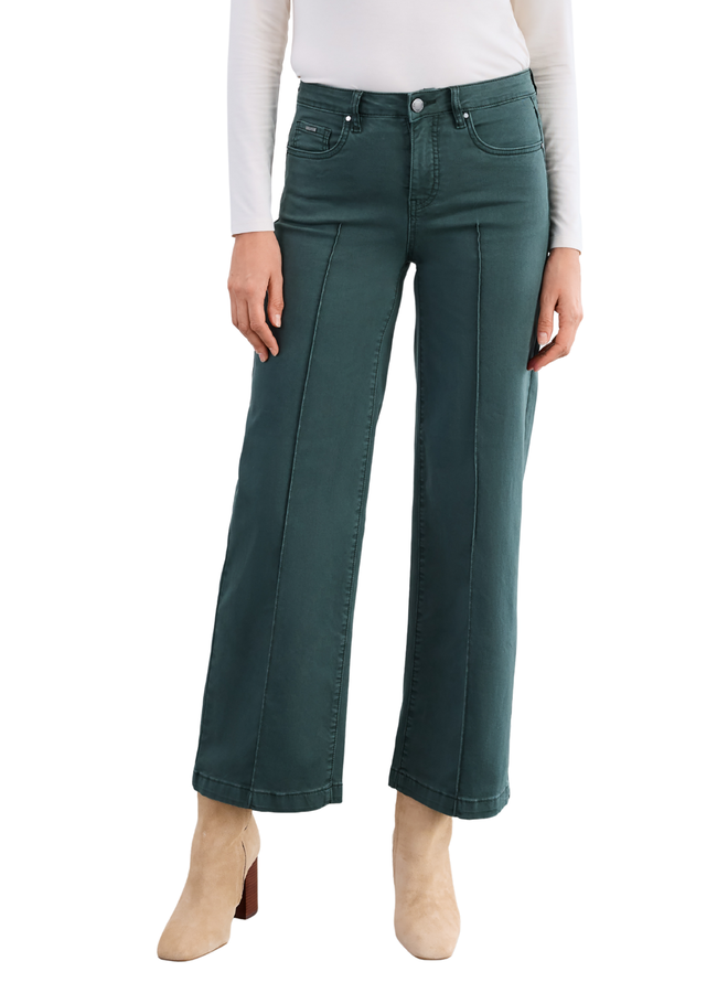 Olivia Wide Leg pant/ Spruce
