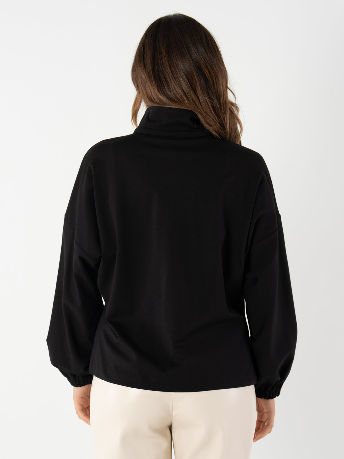 Poppy Long Sleeve/ black ponte