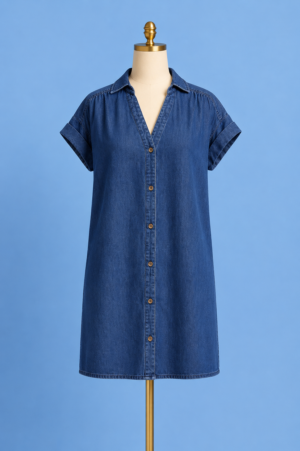 Twill Dress/ Twilight Blue