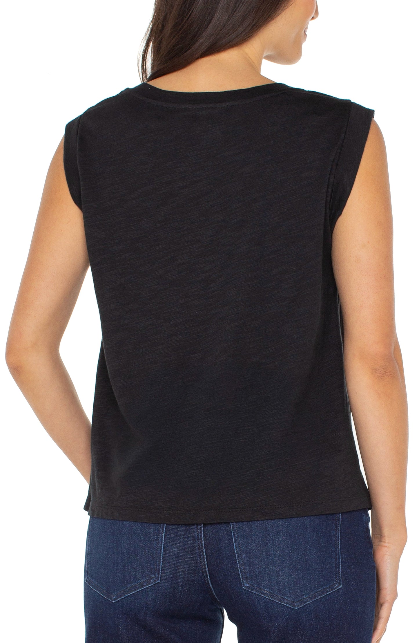 Sleeveless top/ black