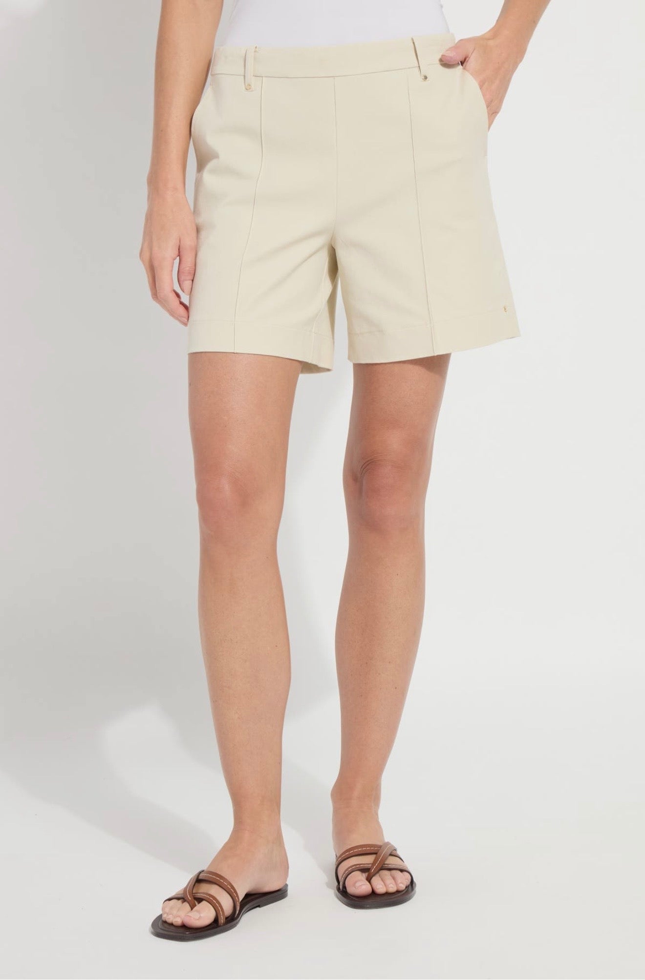Amanda twill short/ off white