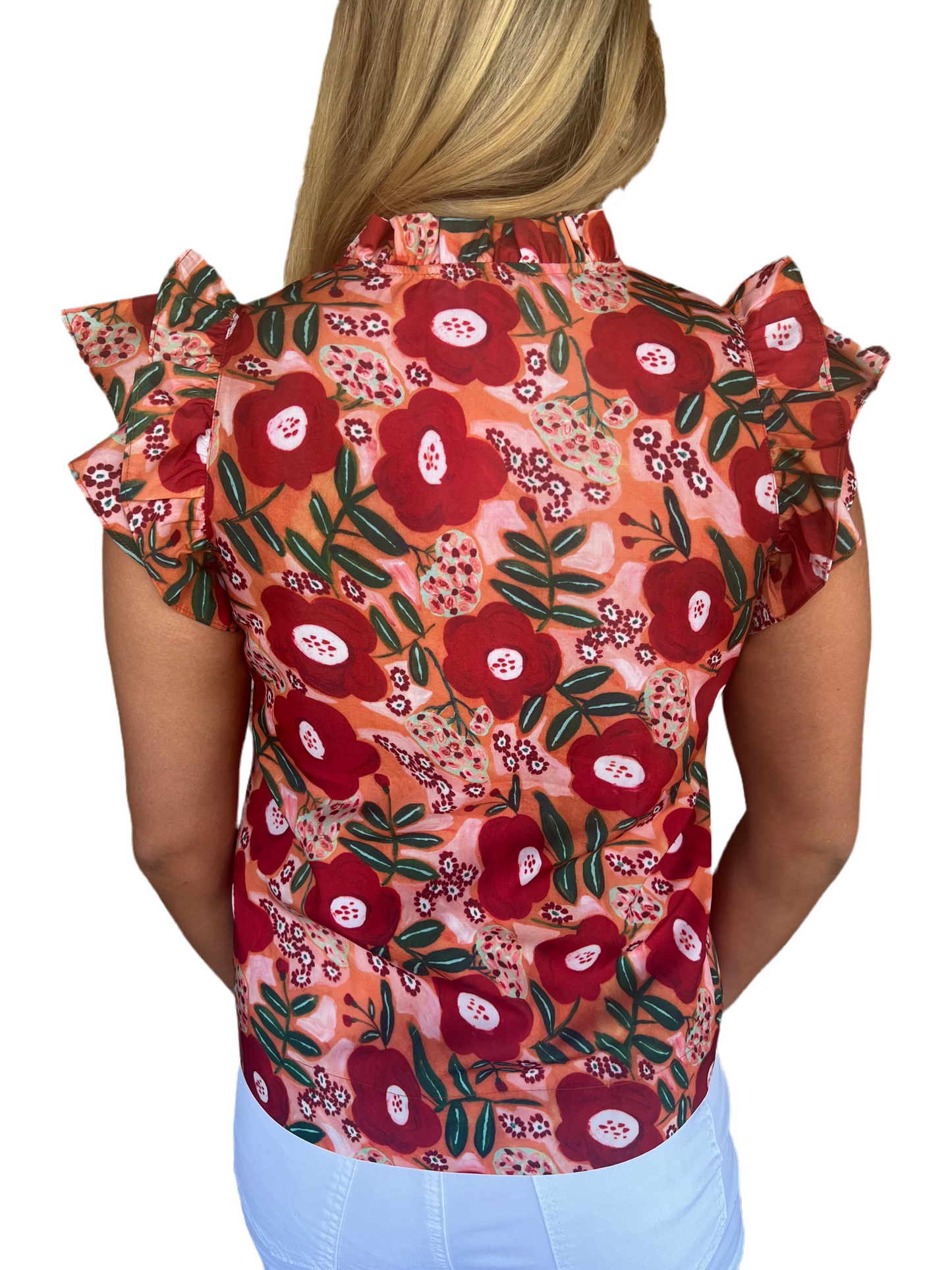 Joy Joy Ora Poppies Top