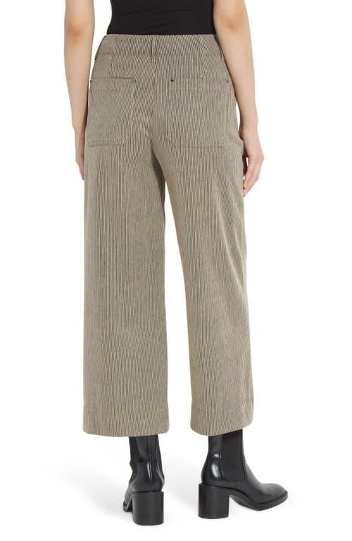 Clarke wide leg denim / everwood sheen line