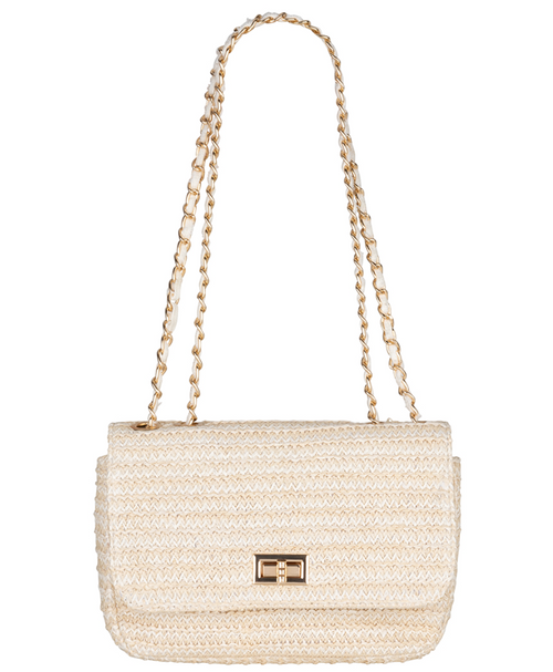 Straw bag/ off white