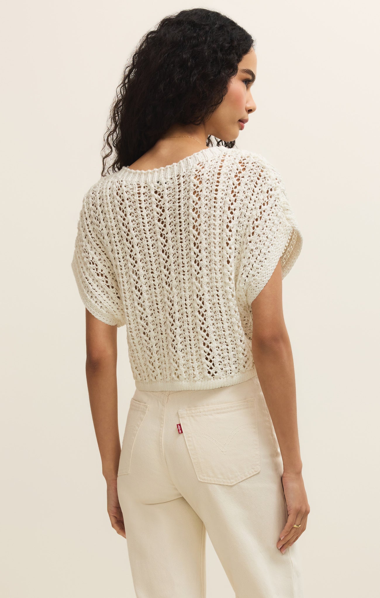 Ballast Crochet Top Natural