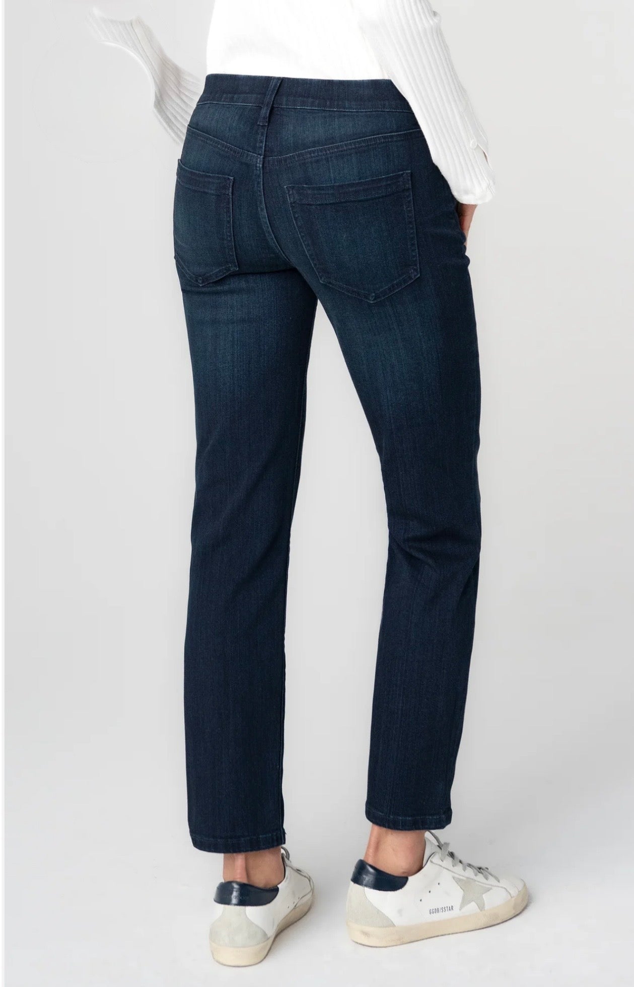 Rowan comfort waist slim jean petunia blue