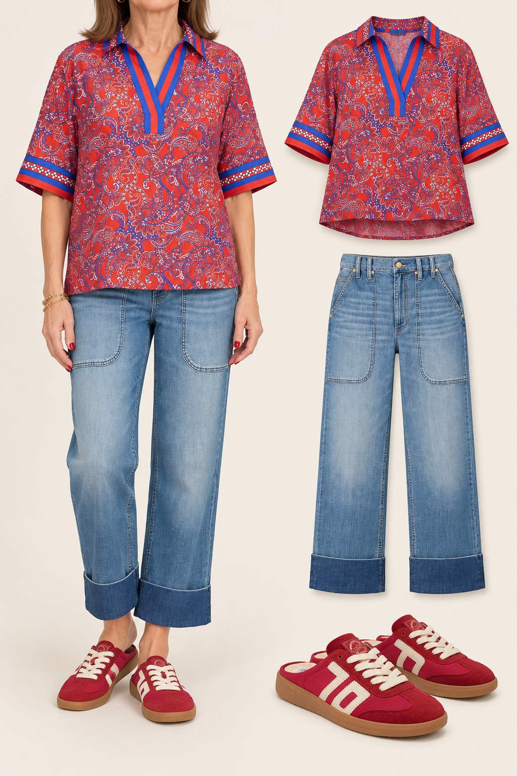 Liberty Paisley Top