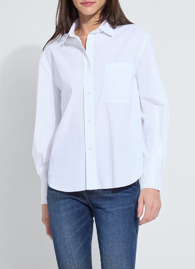 Desire Balloon Sleeve Shirt/ white