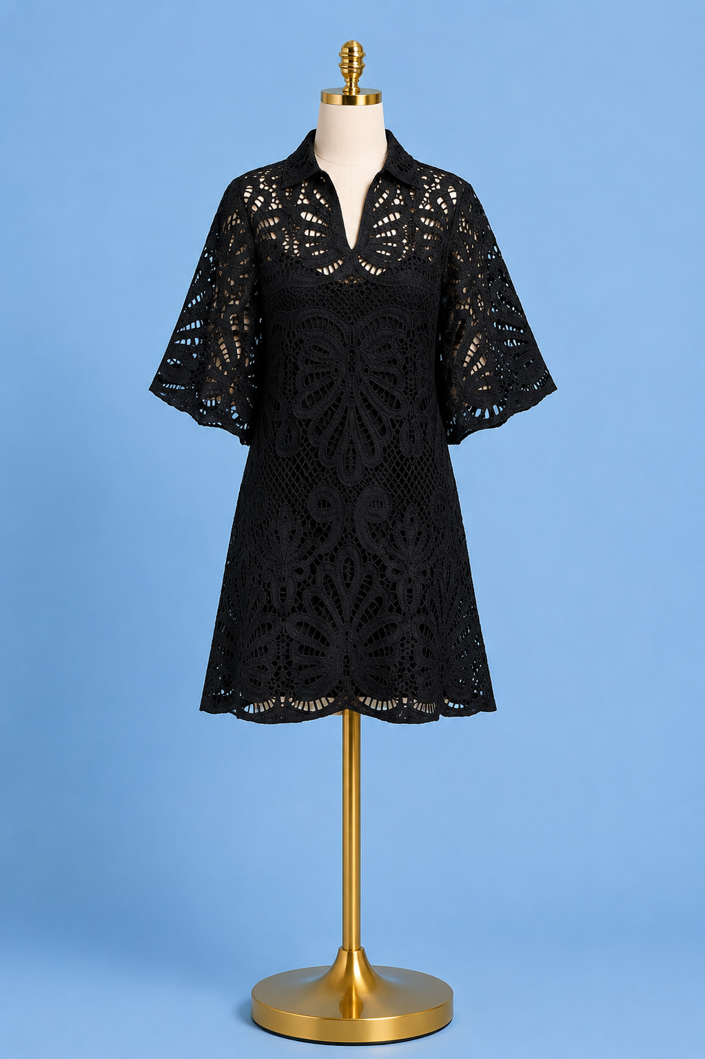 Tunic Dress/ Black Lace