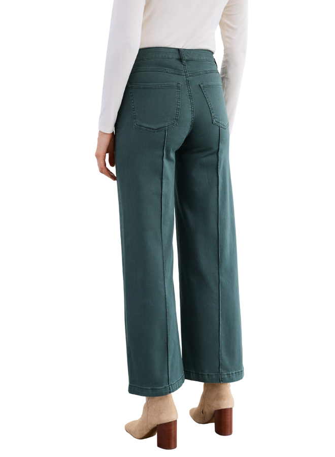Olivia Wide Leg pant/ Spruce
