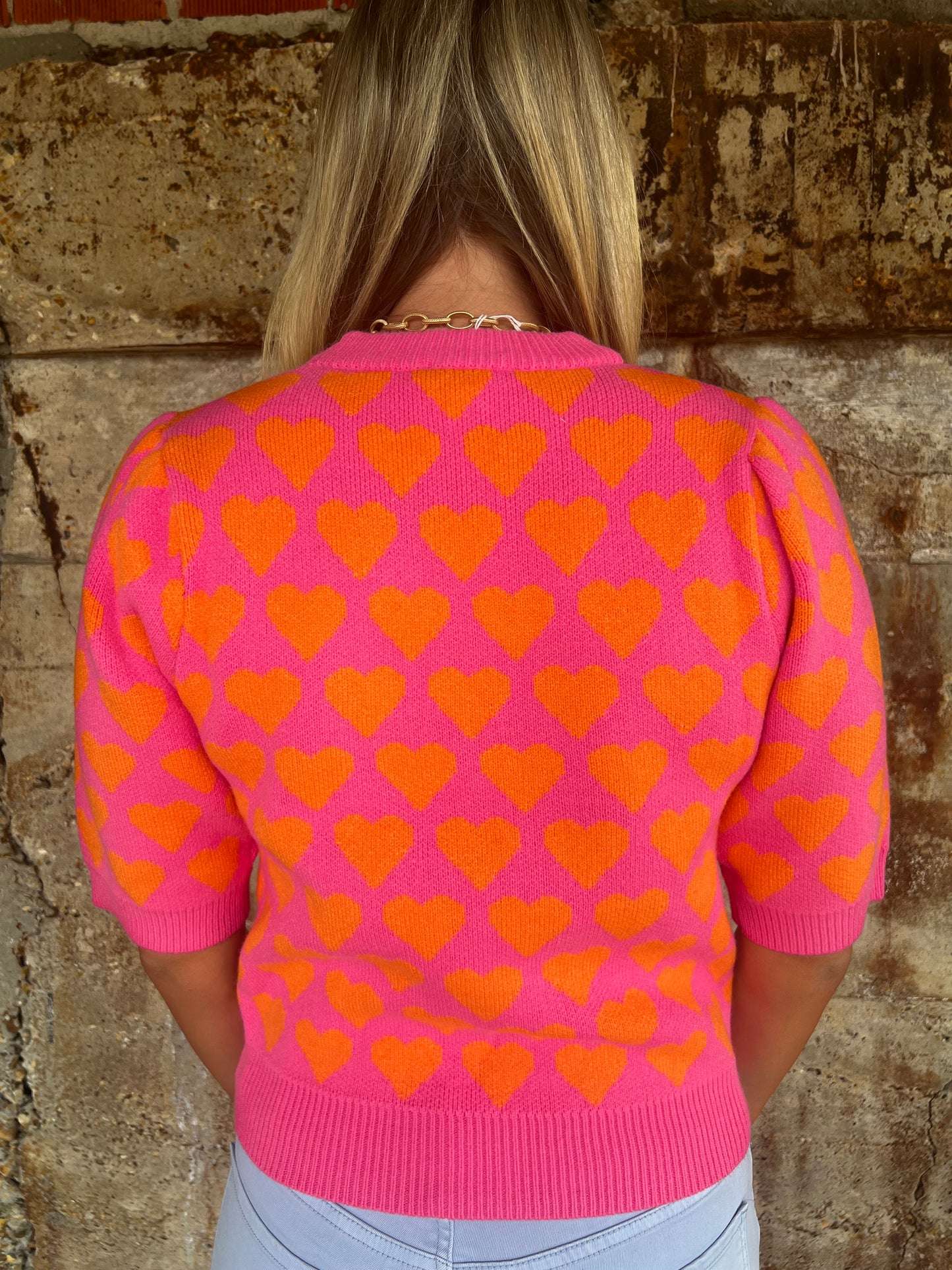Heart Knit Top