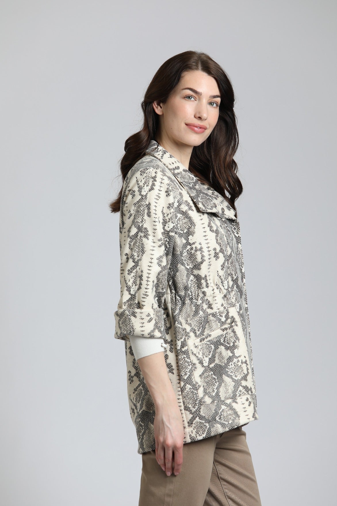 Python Vegan leather jacket