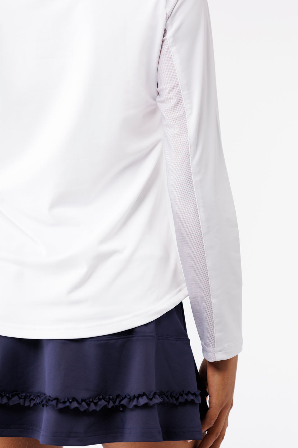 Ava Ruffle / white